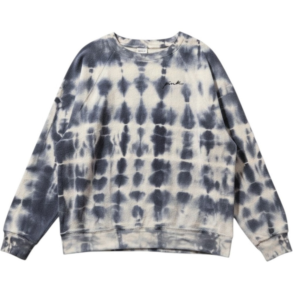 Victoria's Secret PINK Women's Size Small Tie Dye Sweatshirt Purple Crewneck